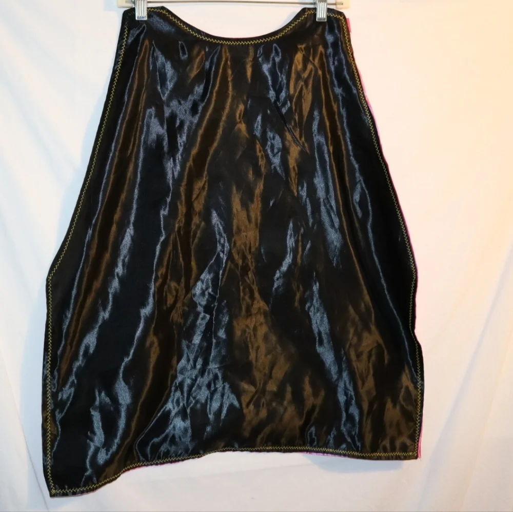 pink satin Halloween costume‎ cape with 